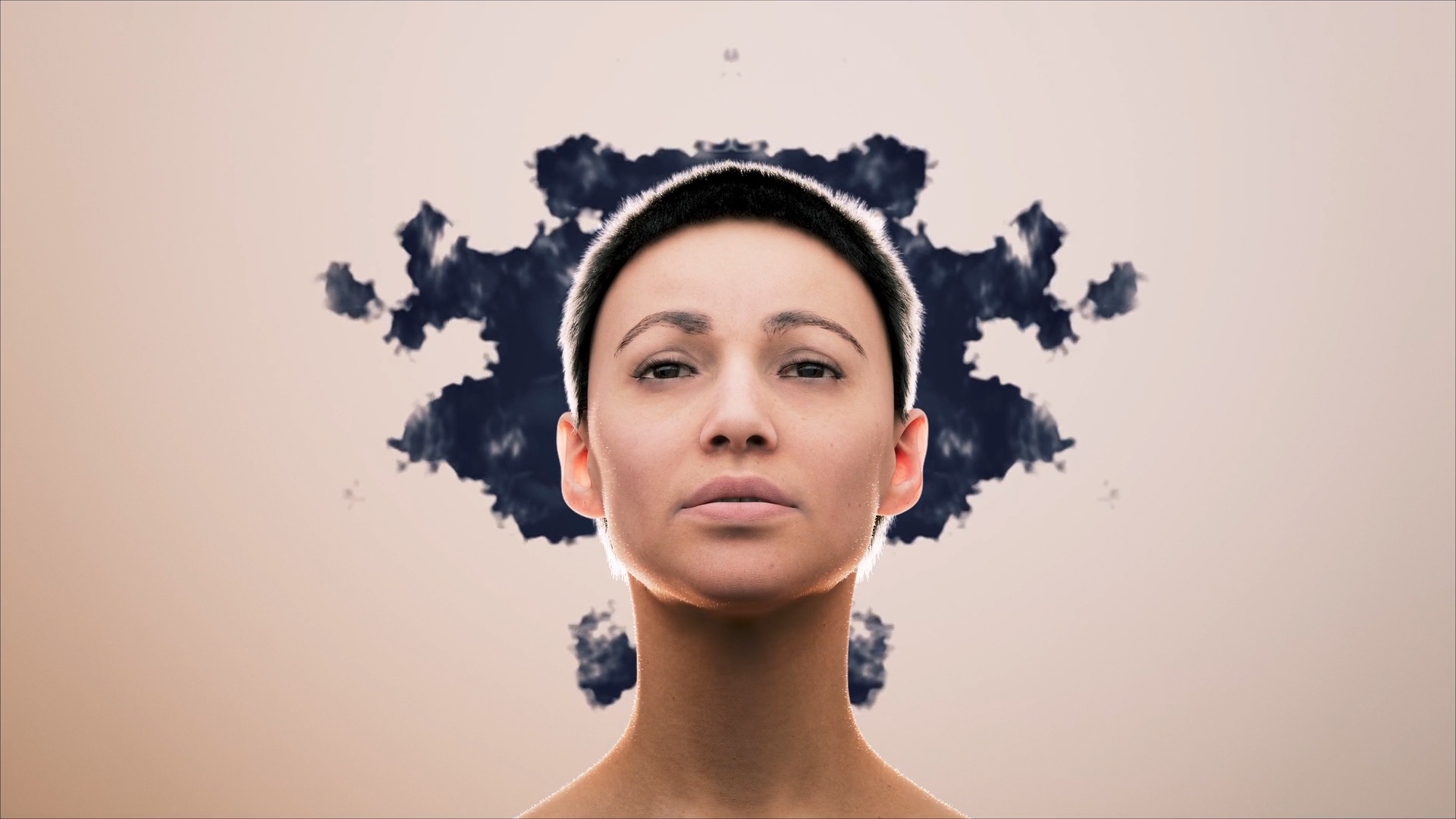 3D animation of Face with rorschach ink patterns in background.jpg